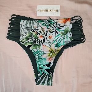 High Waisted Swim Bottom
